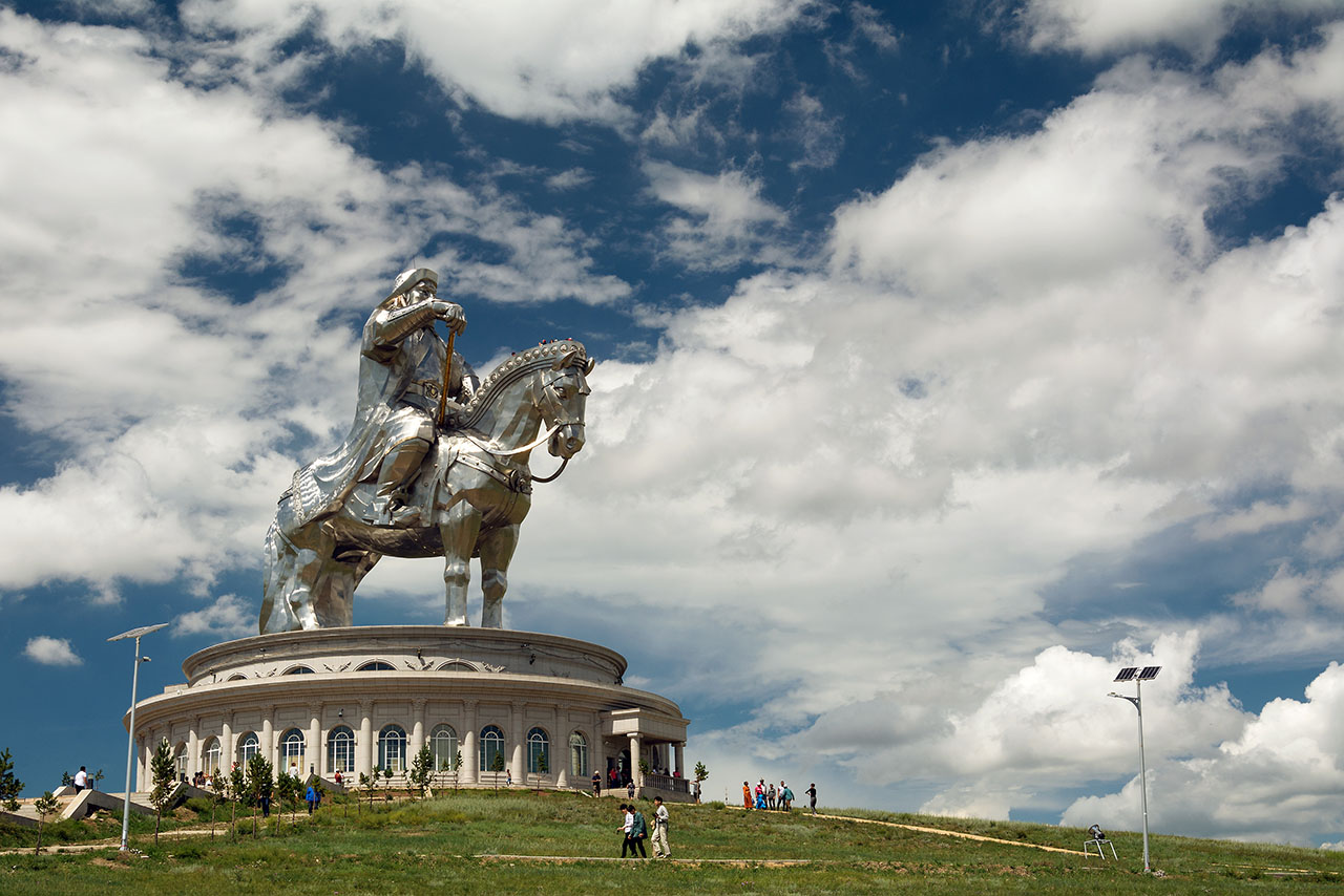 statua equestre di Gengis Khan