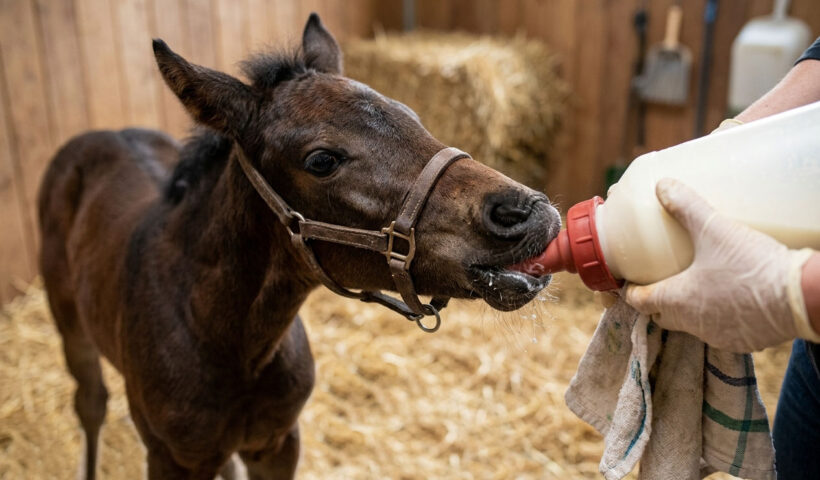 allattare con il biberon imprinting
