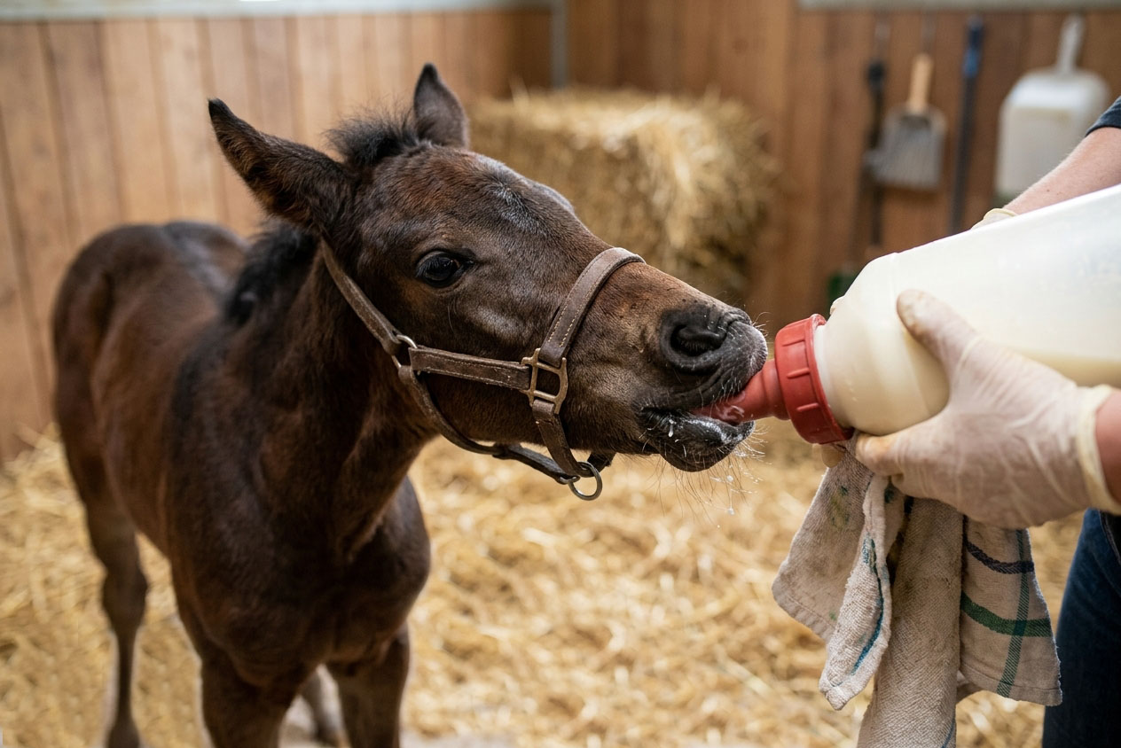 allattare con il biberon imprinting